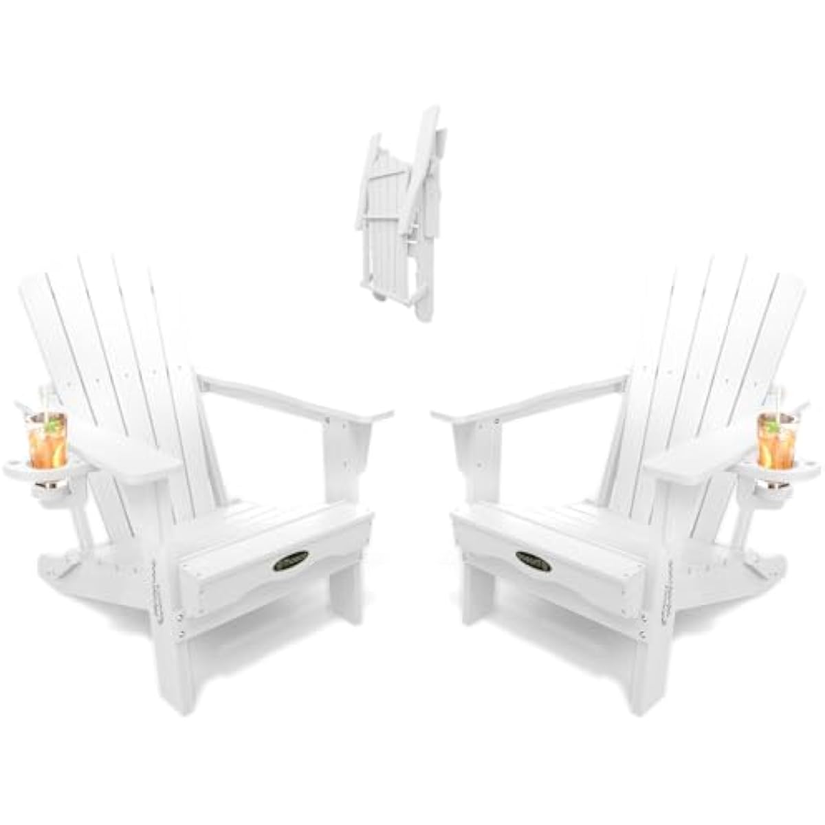 Adirondack Chair Wood - Складные стулья Адирондак, комплект из 2-х