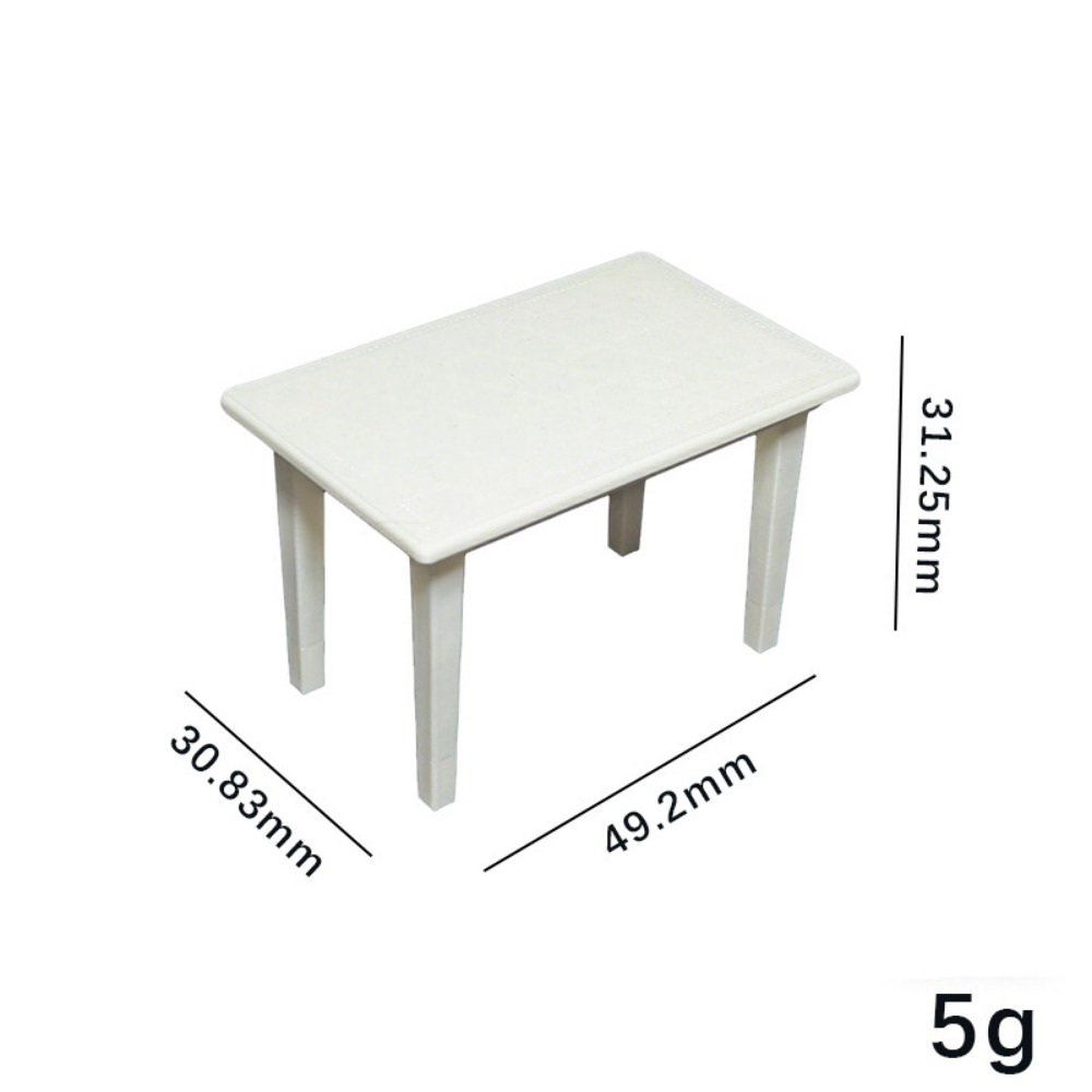 Bistro Table Set - Миниатюрный деревянный стол для кукольного домика