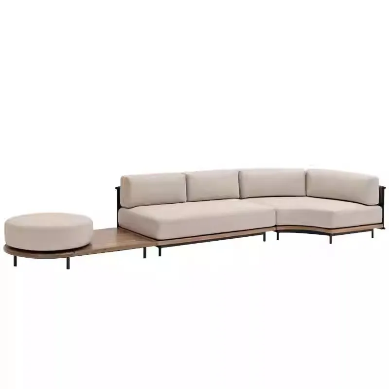 Outdoor Furniture Design - Скандинавский уличный диван из ротанга для