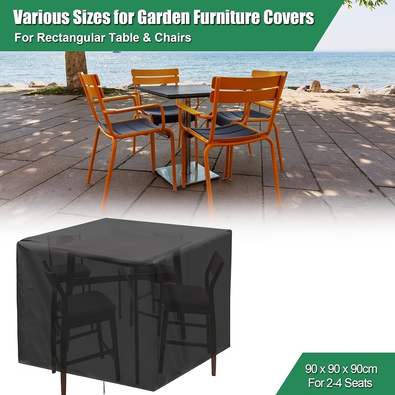 Outdoor Furniture Patio - Прочный чехол для садовой мебели 210D