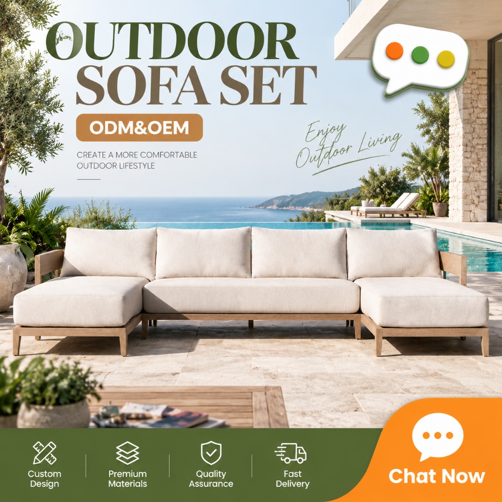 Outdoor Furniture Teak Wood - Элитный садовый диван из тика на