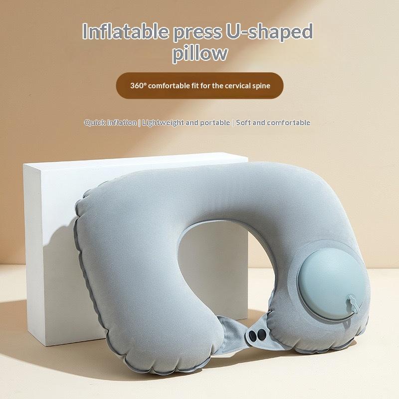 Outdoor Furniture Pillows - Самонадувающаяся портативная подушка для шеи с