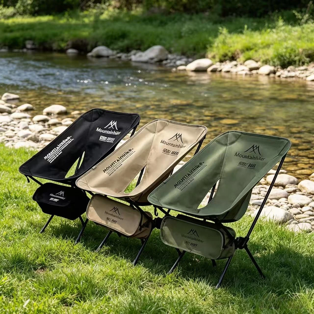 Outdoor Furniture Lounge Chair - Складное ультралегкое кресло-луна: портативное, для кемпинга,