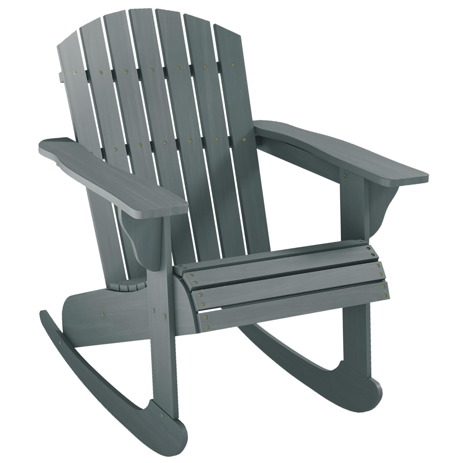 Adirondack Chair Wood - Деревянное кресло-качалка Адирондак с веерообразной спинкой