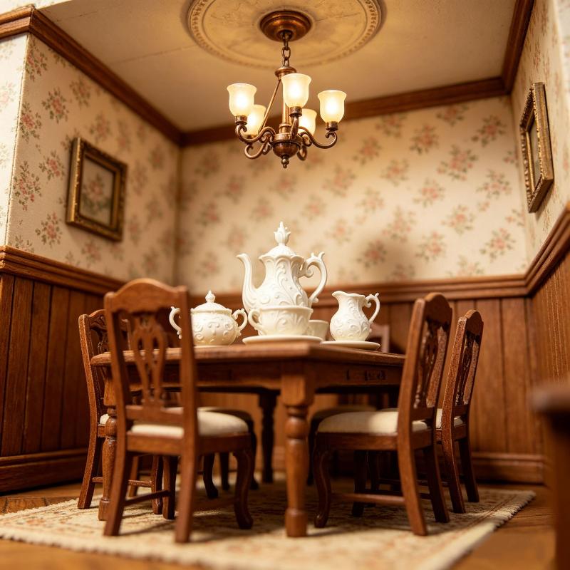 Bistro Table Set - Новинка! Стильный миниатюрный набор для кукольного