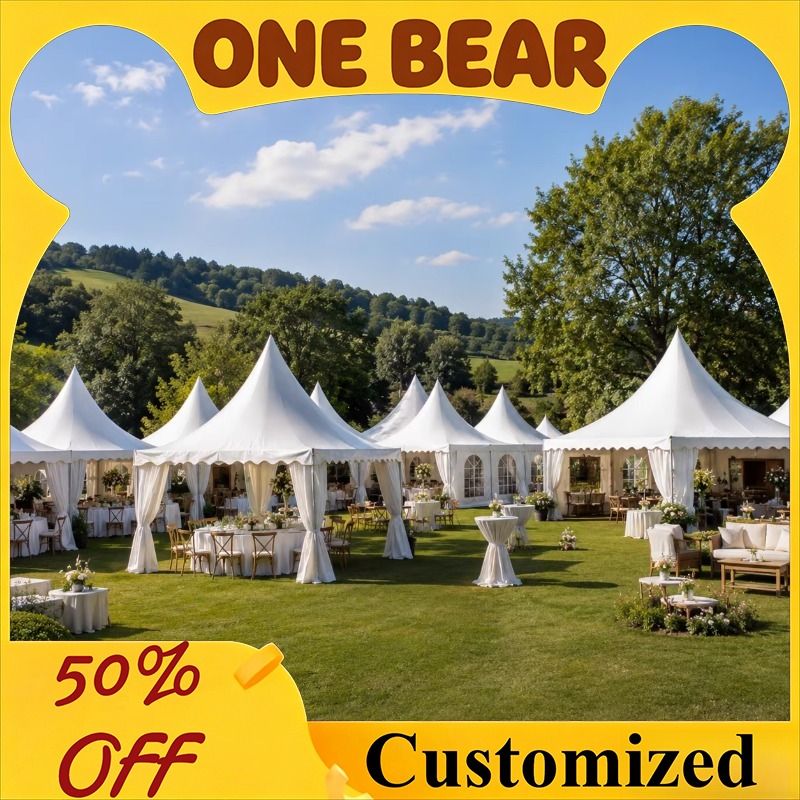 Outdoor Furniture Exhibition - Настраиваемый белый шатер-пагода с алюминиевым каркасом