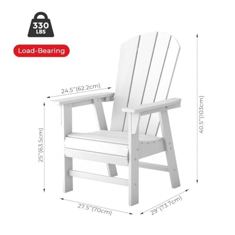 Уличные стулья-кострища из HDP – обзор и цена Adirondack Chair Wood