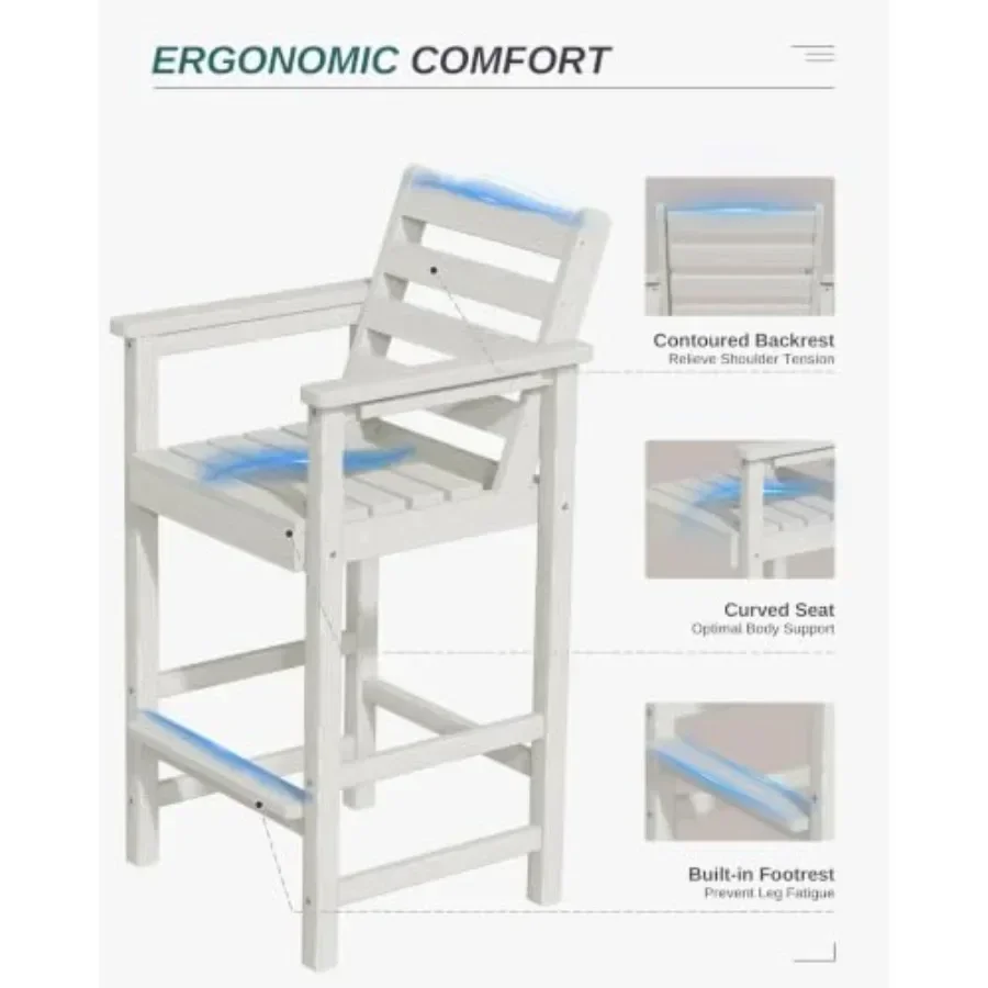 Высокие барные стулья Adironda – обзор и цена Adirondack Chair Wood