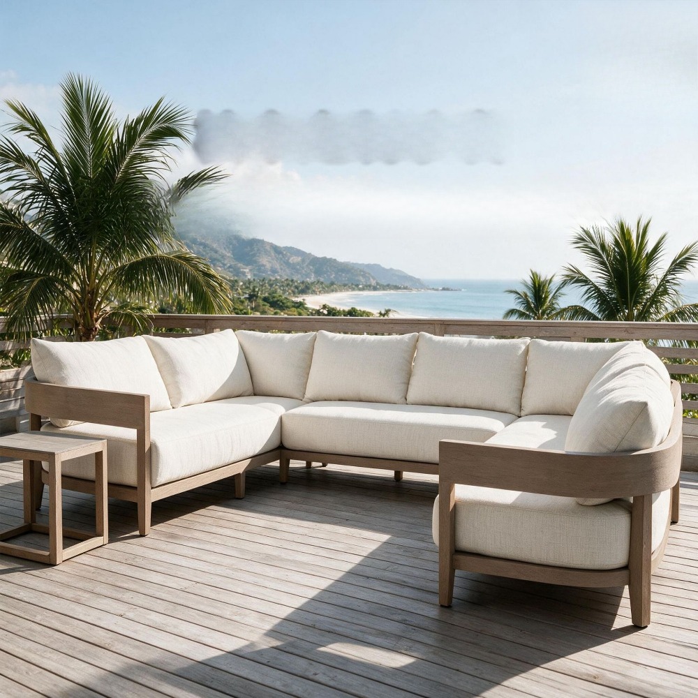 Элитный садовый диван из тика  – обзор и цена Outdoor Furniture Teak Wood