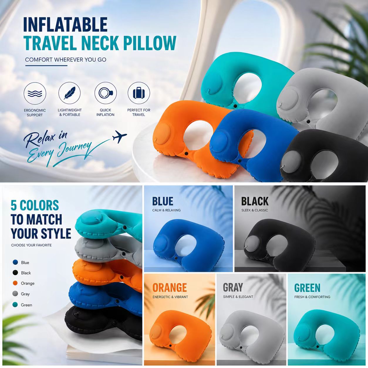 Надувная подушка 5 цветов, скл – обзор и цена Outdoor Furniture Pillows
