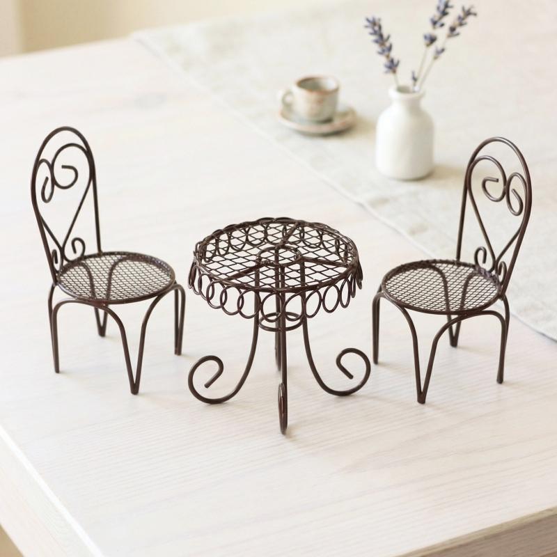 1/3 шт. Миниатюрная железная м – обзор и цена Outdoor Furniture Design