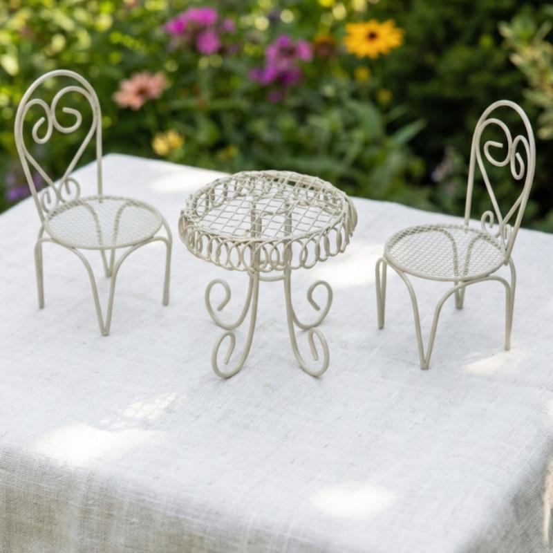 1/3 шт. Миниатюрная железная м – обзор и цена Outdoor Furniture Design