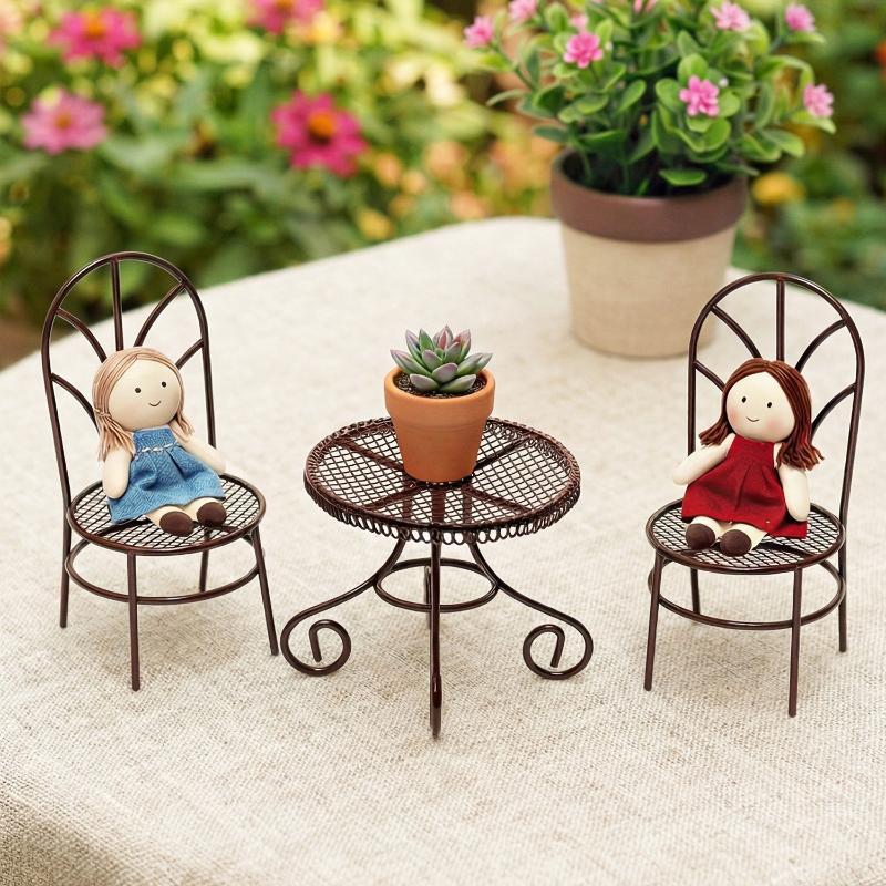 1/3 шт. Миниатюрная железная м – обзор и цена Outdoor Furniture Design