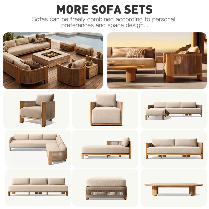 Комплект секционной мебели из  – обзор и цена Outdoor Furniture Teak Wood